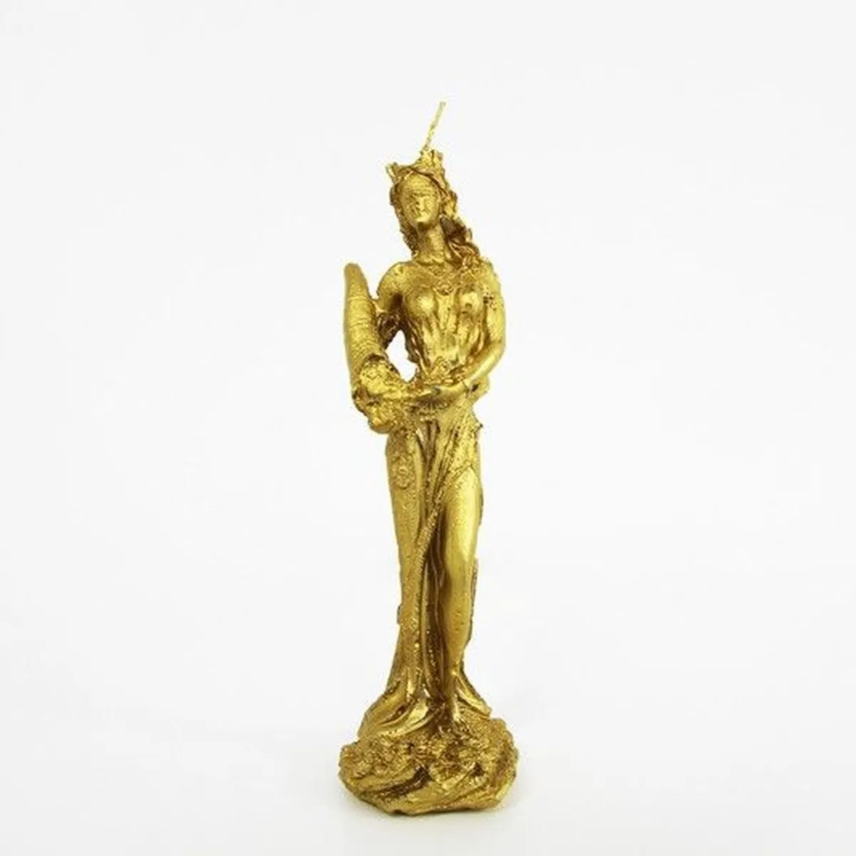 Vela Diosa Fortuna Oro Atracción Abundancia 17,5 cm — EGOZ